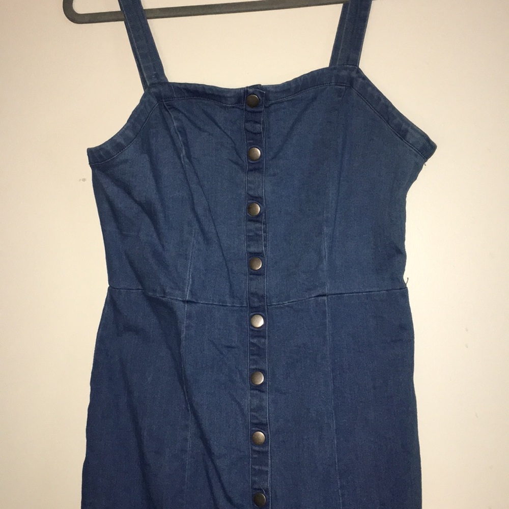 Jean Button Up Dress